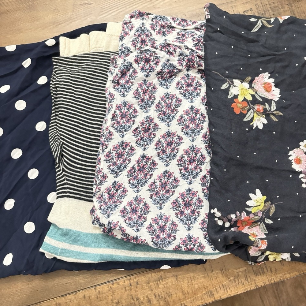 Lot of 4 Loft Duster Cardigan Sweater Womens Small/XS Multi Short Sleeve Open